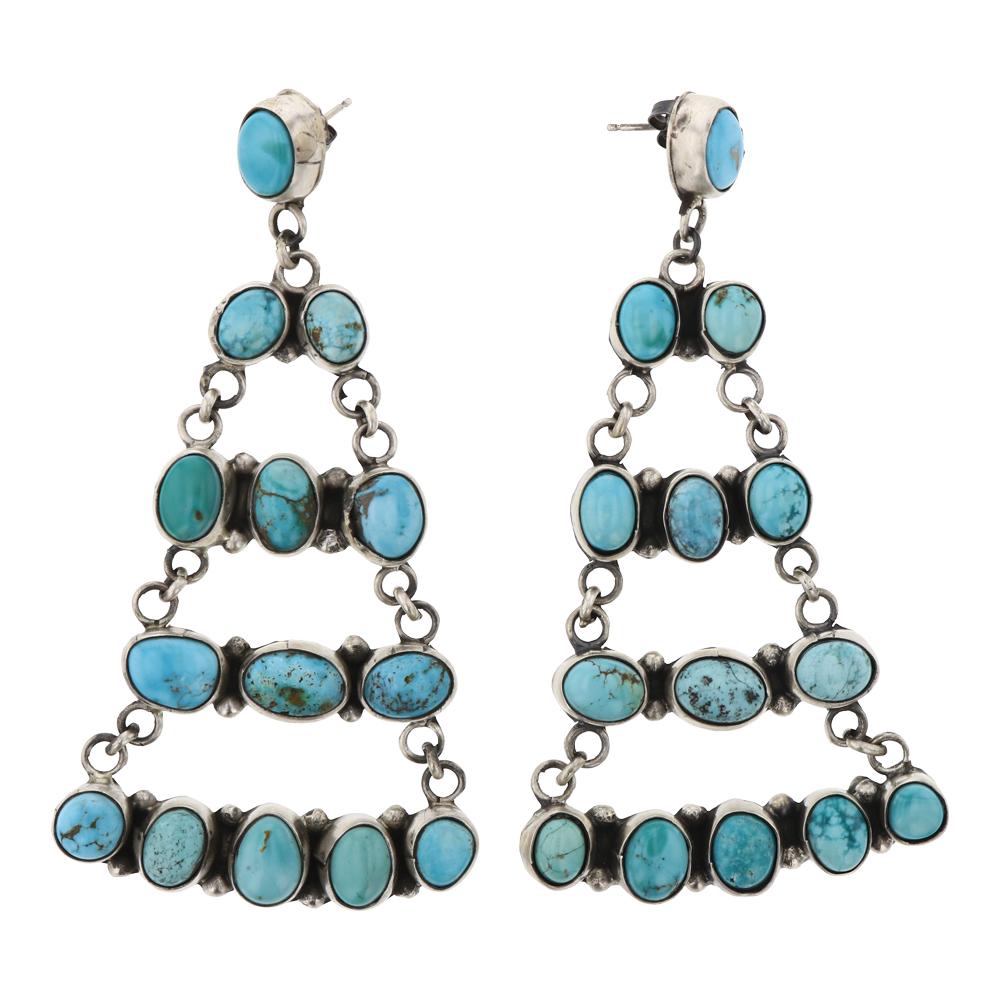 Ella Peters Turquoise Chandelier Earrings (1 of 2)