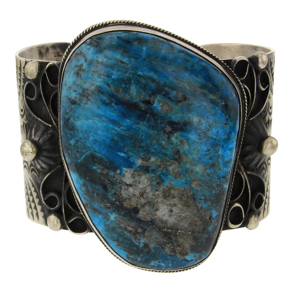 Chimney Butte Turquoise Large Stone Cuff Bracelet (1 of 3)