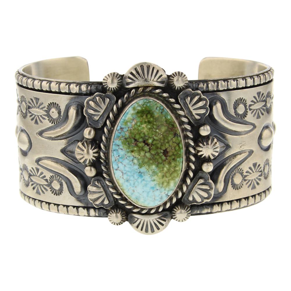 Jeff James Jr. Sonoran Mountain Turquoise Cuff Bracelet (1 of 3)
