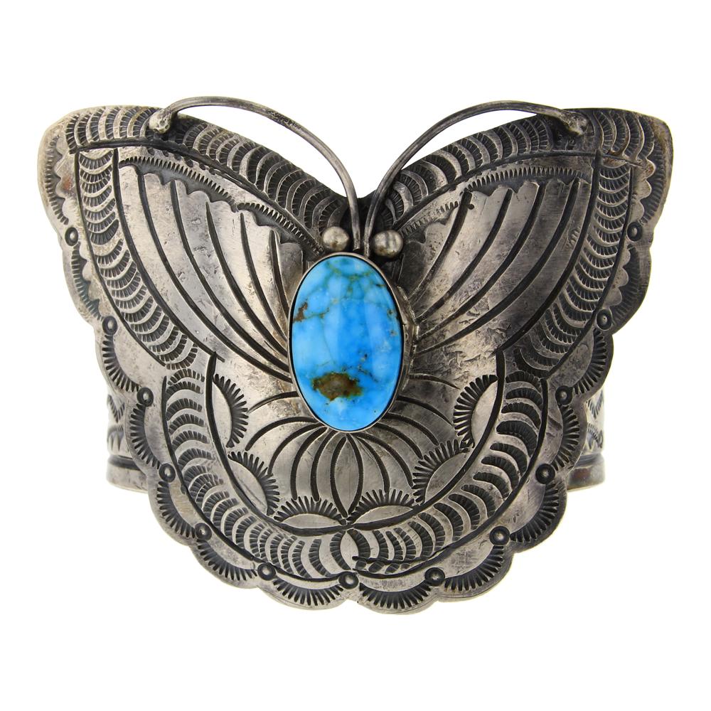 Bobby Johnson Kingman Turquoise Butterfly Stamp work (1 of 4)