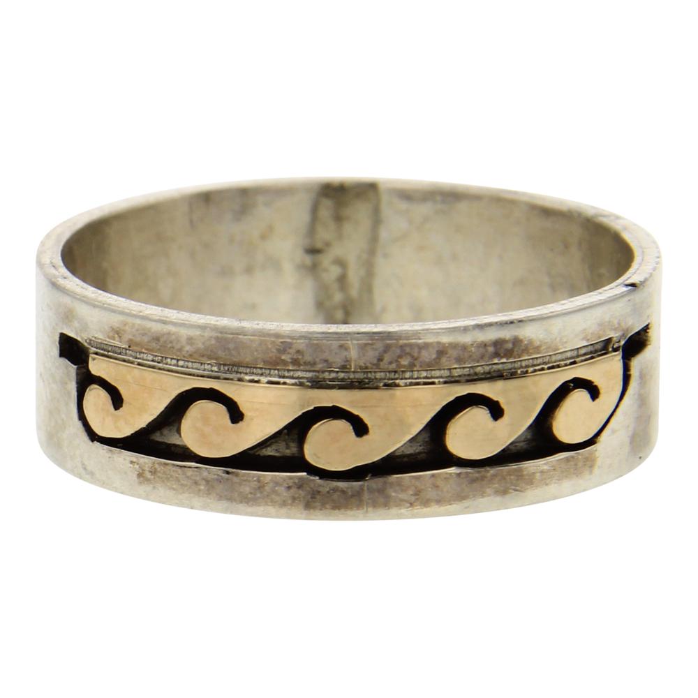 14K Gold & Sterling Silver Overlay Ring (1 of 3)