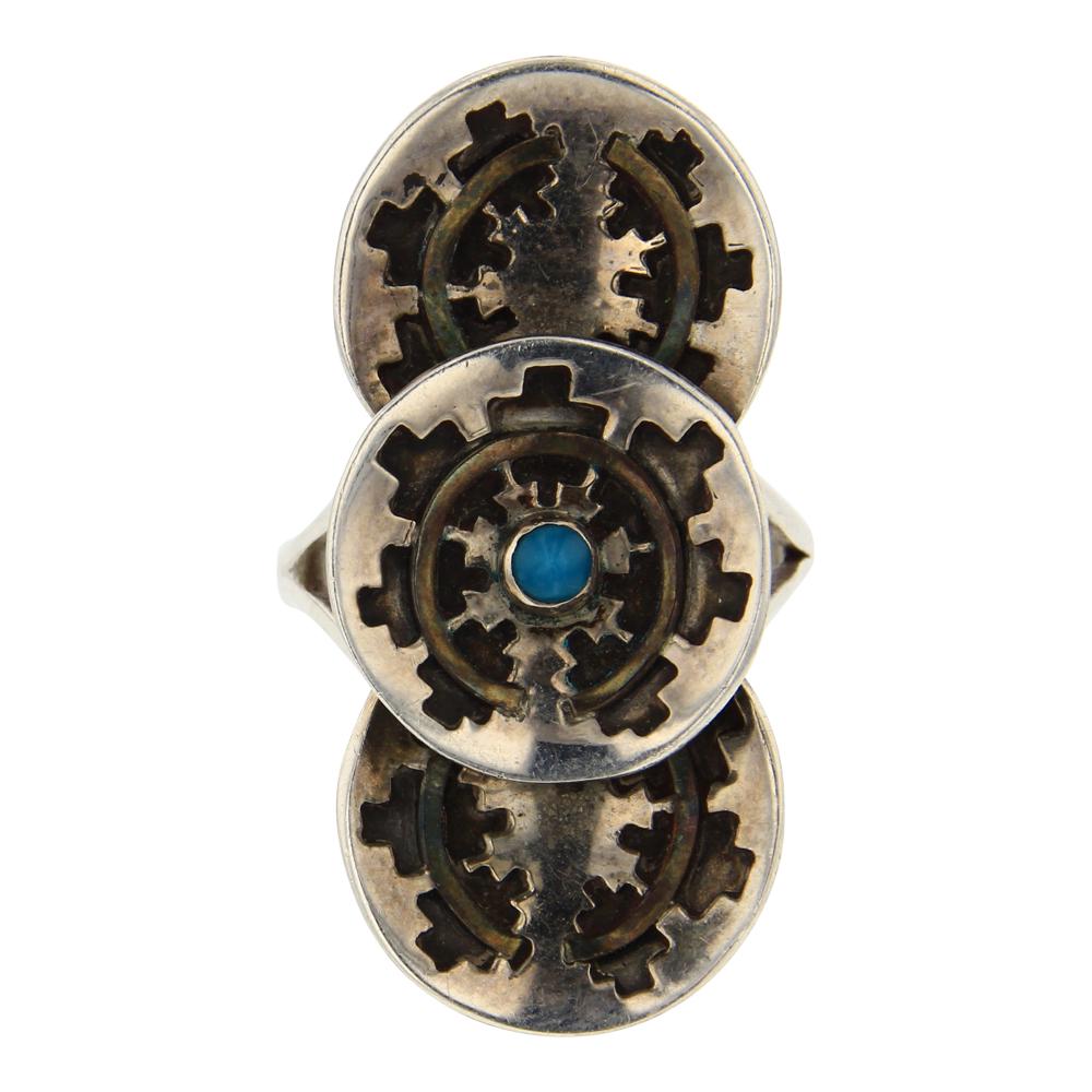 Turquoise Basket Ring (1 of 3)