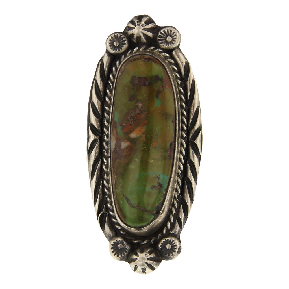 Vintage Pawn Royston Turquoise Ring (1 of 3)
