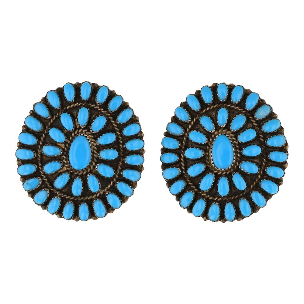 Vintage Larry Moses Begay Sleeping Beauty Turquoise (1 of 2)