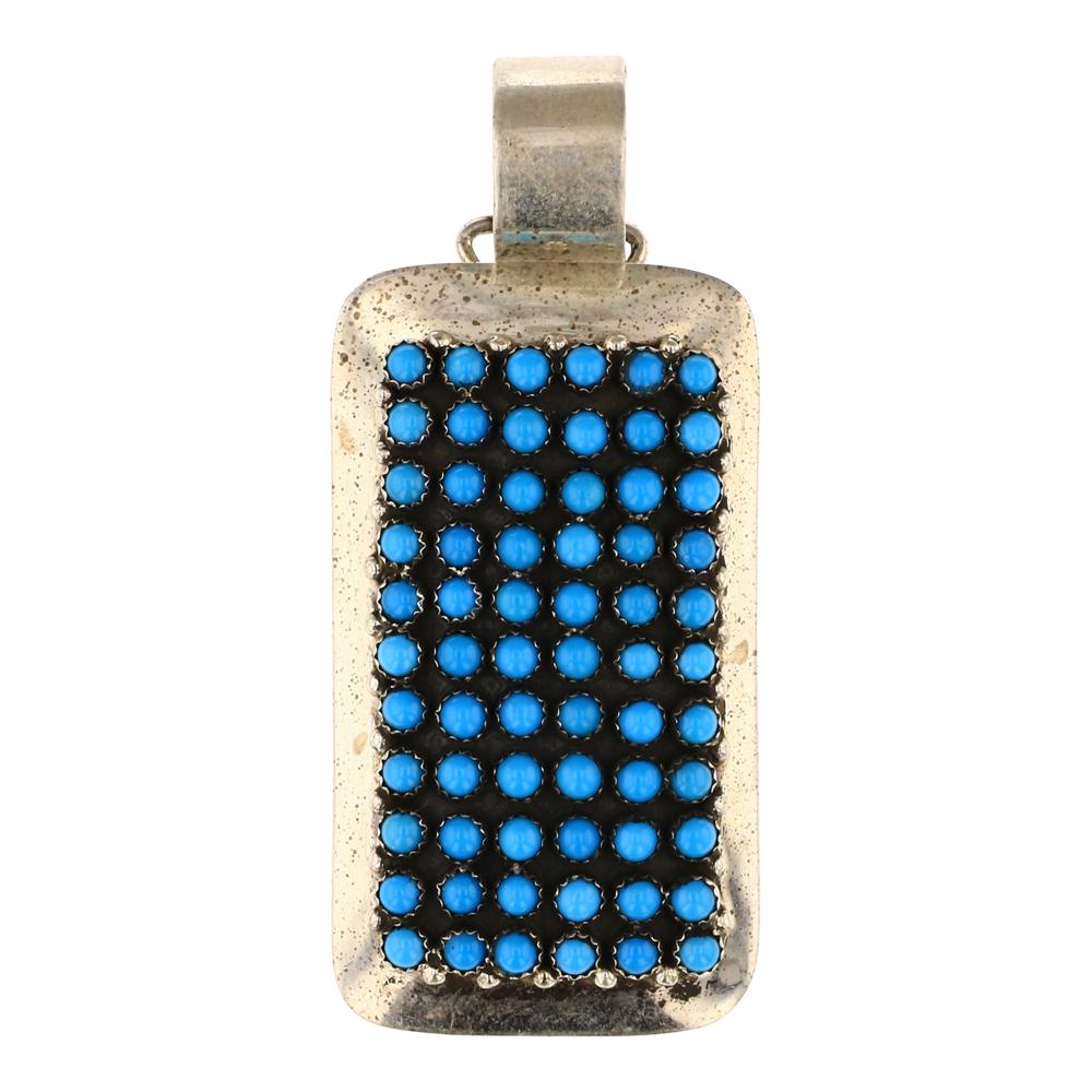 Paul Livingston Sleeping Beauty Turquoise Row Pendant (1 of 2)