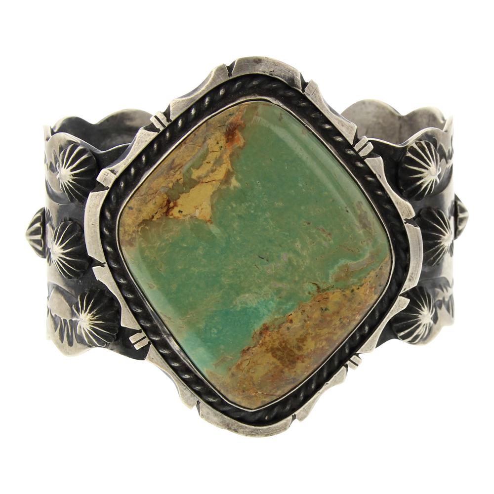 Chimney Butte Menassa Turquoise Cuff Bracelet (1 of 3)