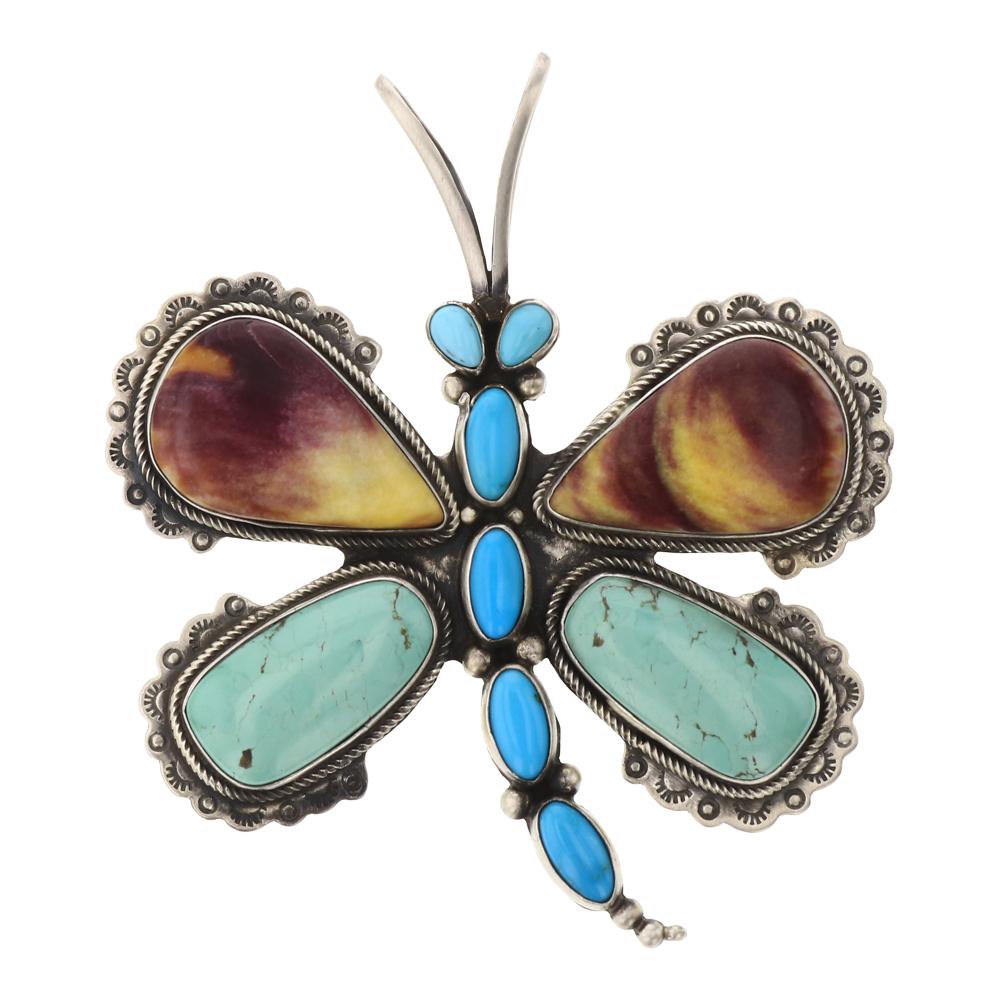 Marvin Mcreeves Turquoise & Spiny Oyster Dragonfly (1 of 2)