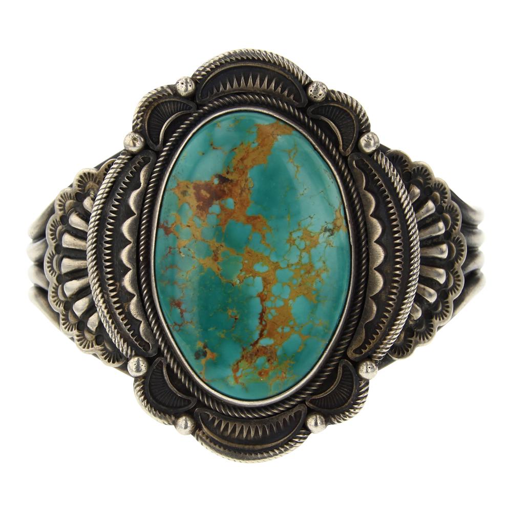 Raymond Bennet Jr. Nevada Turquoise Cuff Bracelet (1 of 3)