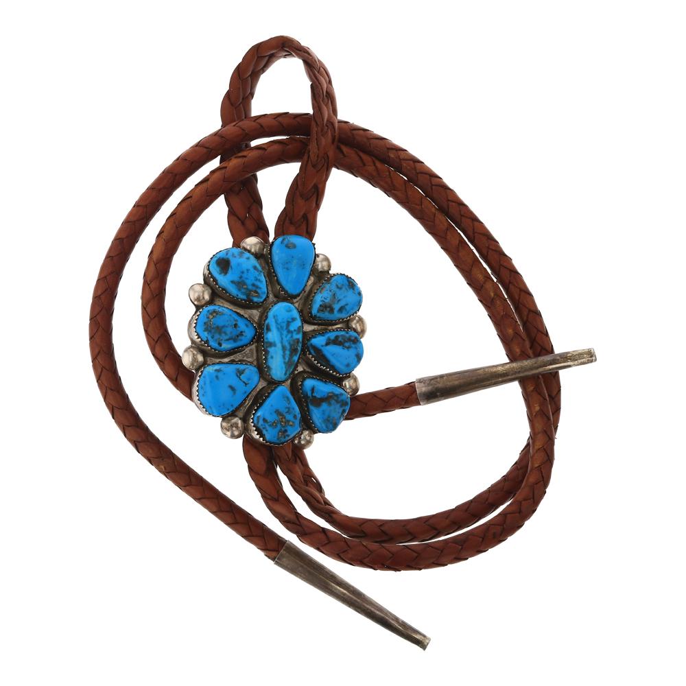 Old Pawn Kingman Turquoise Bolo Tie (1 of 3)