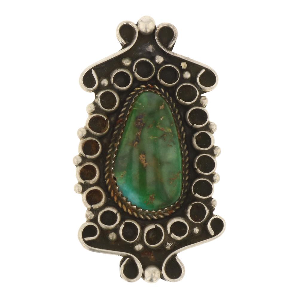 Vintage Pawn Royston Turquoise Pin (1 of 2)