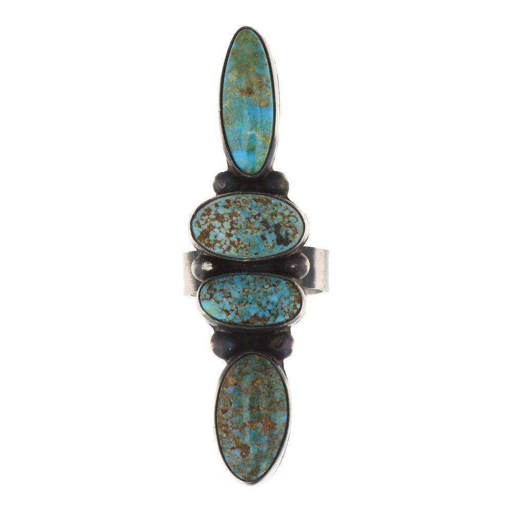Sheila Becenti Turquoise Mountain Turquoise Ring (1 of 3)