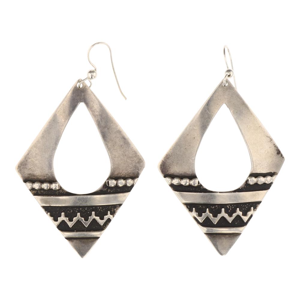 Thomas Singer Vintage Plain Silver Earrings (1 of 2)