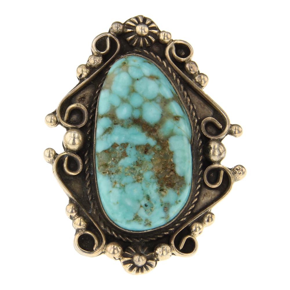 Vintage Nevada Turquoise Ring (1 of 3)