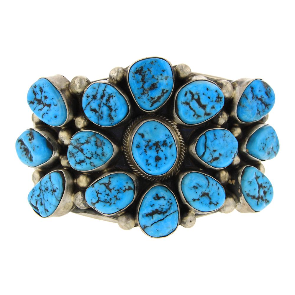 Kathleen Chavez Kingman Nugget Turquoise Cluster (1 of 4)