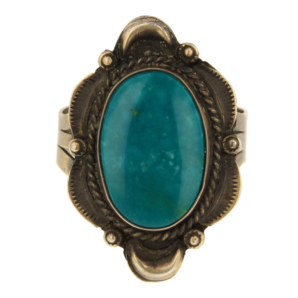 Sheila Tso Fox Turquoise Ring (1 of 3)