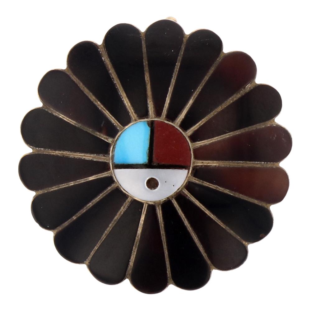 Vintage Sun face Pin (1 of 2)