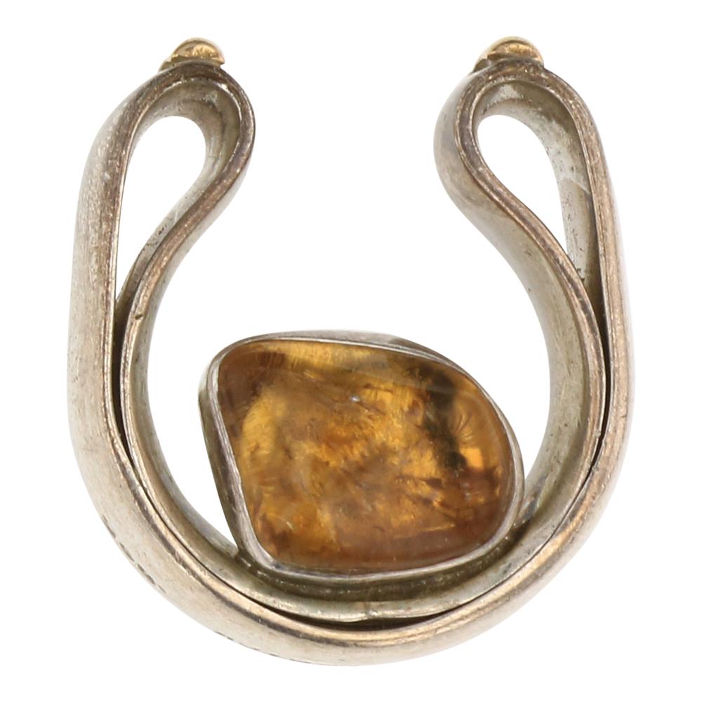 Lilly Barrack 14K Gold accent Citrine Pendant (1 of 3)