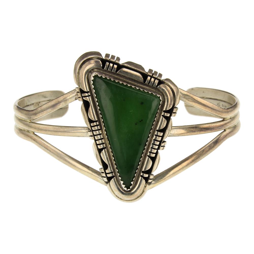 Double Stack Saw Work Aventurine Bracelet (1 of 3)