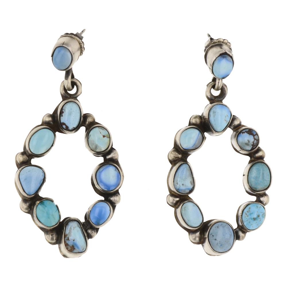 Eleanor Largo Golden Hill Turquoise Earrings (1 of 2)