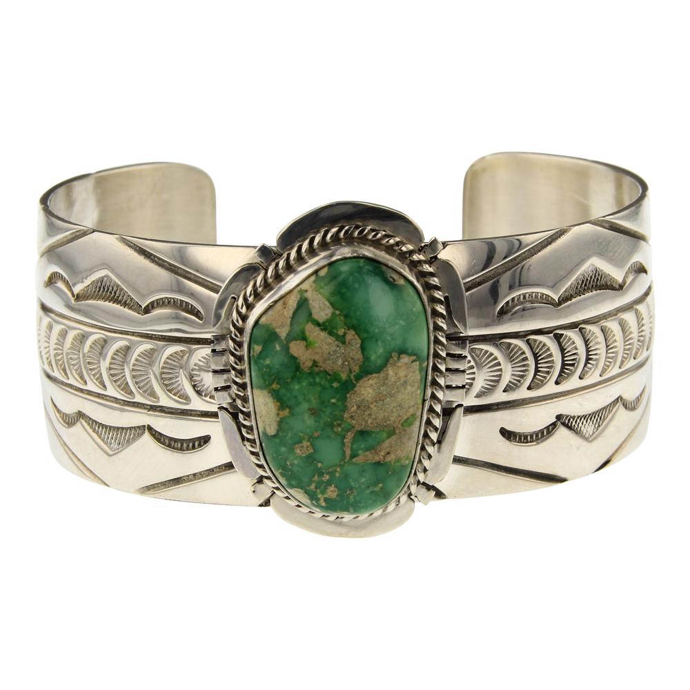 John Nelson Emerald Valley Turquoise Cuff Bracelet (1 of 4)