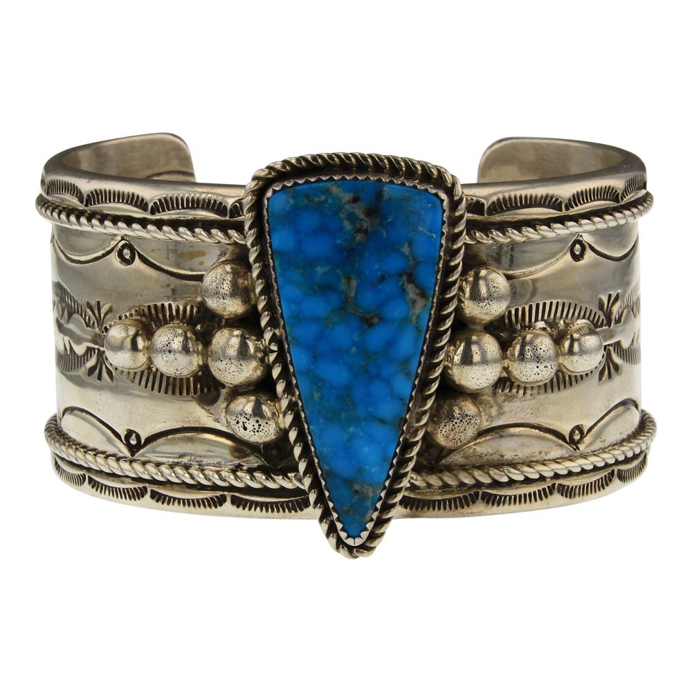 Francis Turquoise Mountain Turquoise Large Cuff (1 of 4)