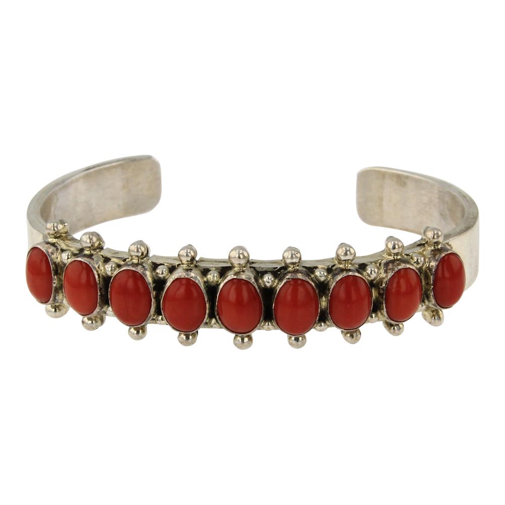 Lorenzo James Coral Row Bracelet (1 of 5)