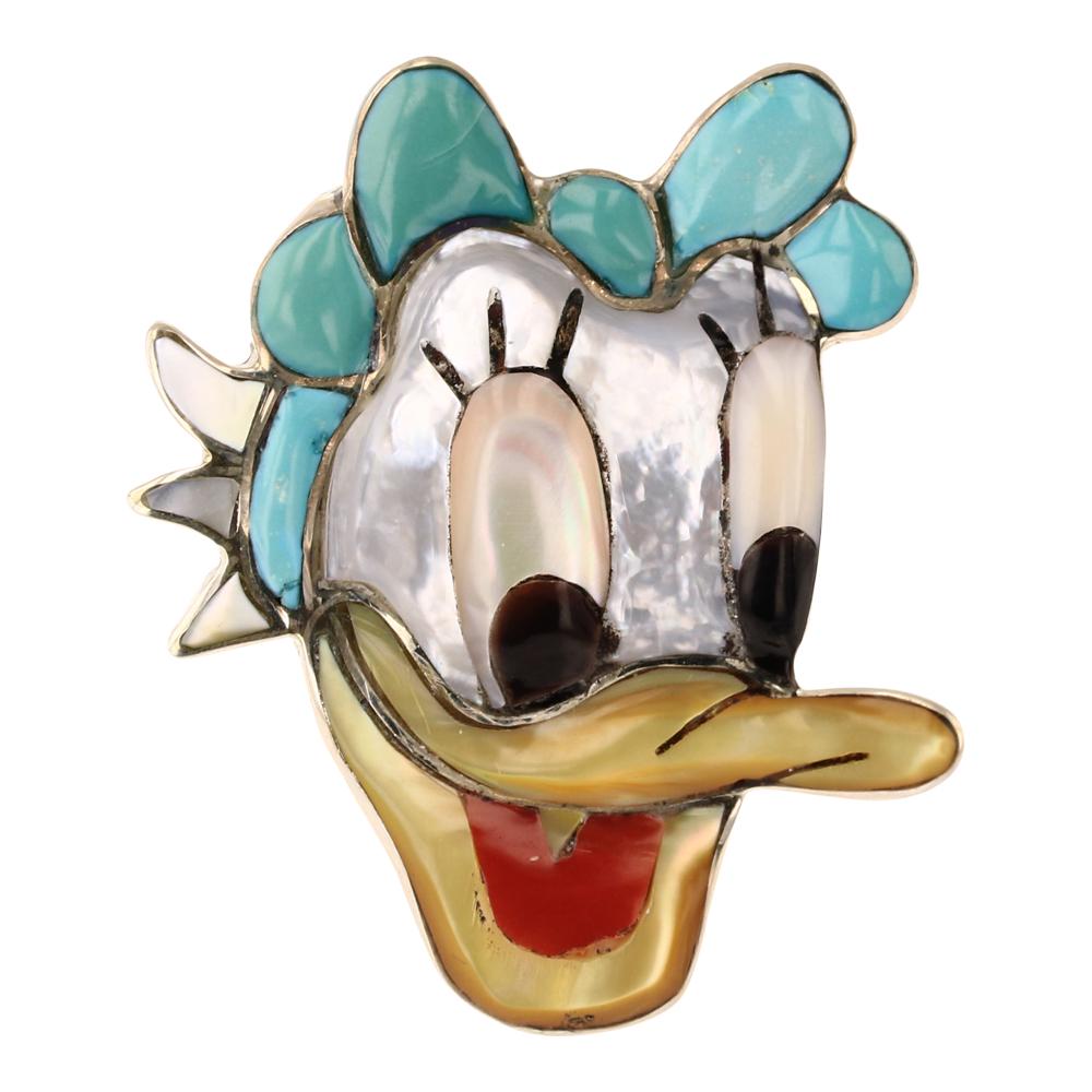 Don Dewa Zuni Turquoise & Coral Mussel Shell & Mother (1 of 3)