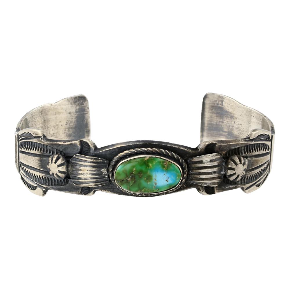 Mary Cayatineto Sonoran Gold Turquoise Bracelet (1 of 4)