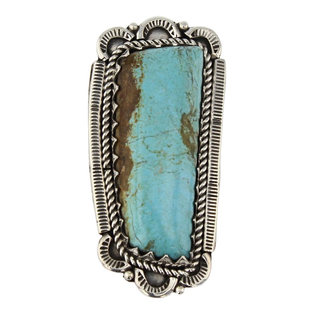 Joe Tso Menassa Turquoise Adjustable Ring (1 of 3)
