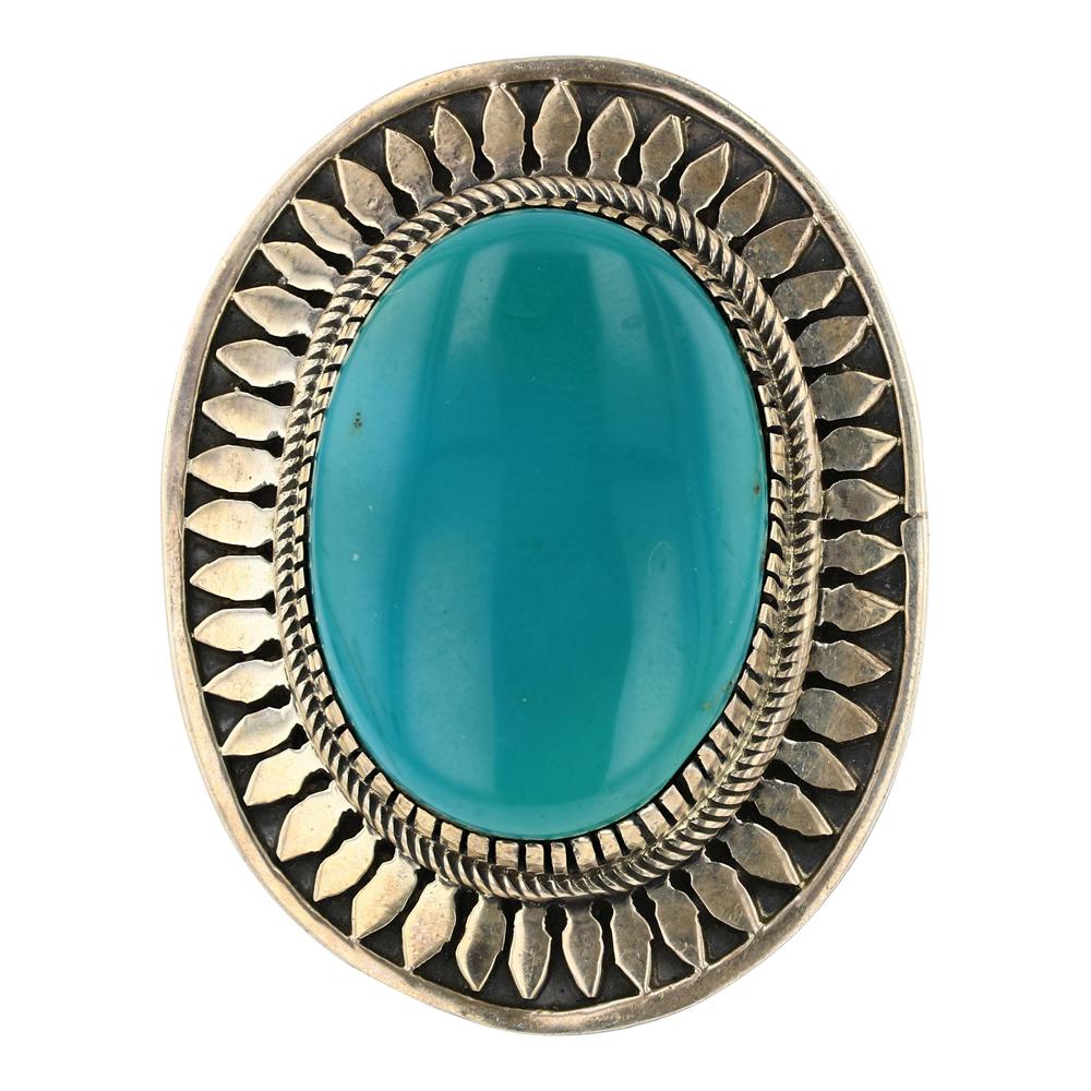 Lorenzo Juan Blue Gem Turquoise Ring (1 of 3)