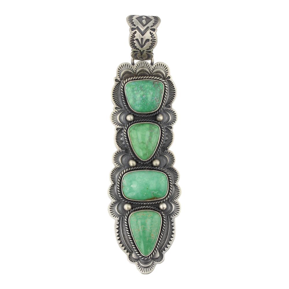 Elgin Tom Carico Lake Turquoise Pendant (1 of 2)