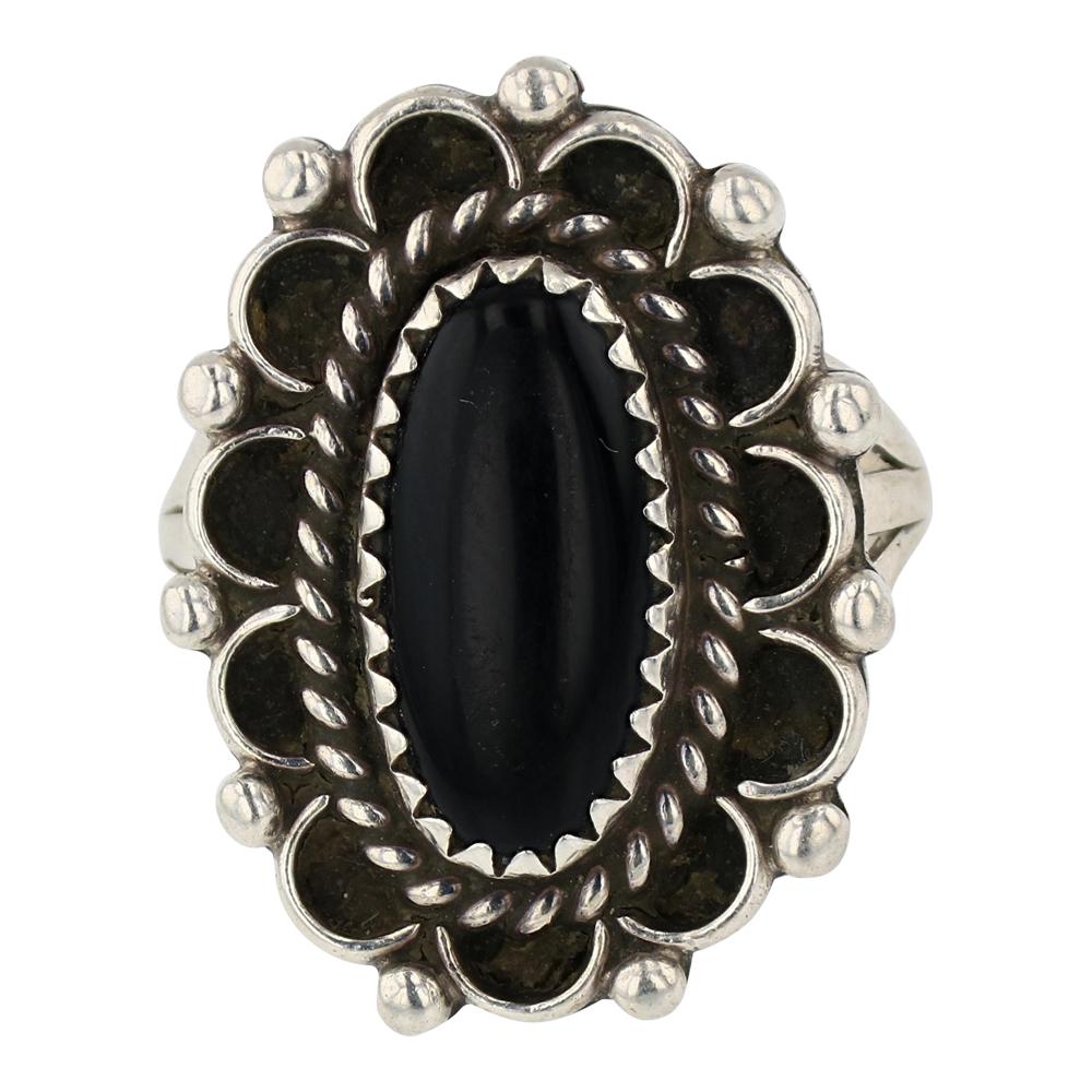 Black Onyx Nakai Shop Ring (1 of 3)