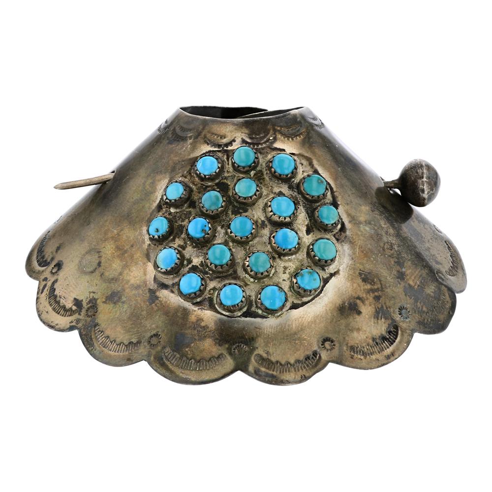 Old Pawn Kingman Turquoise Hair Barrette (1 of 3)
