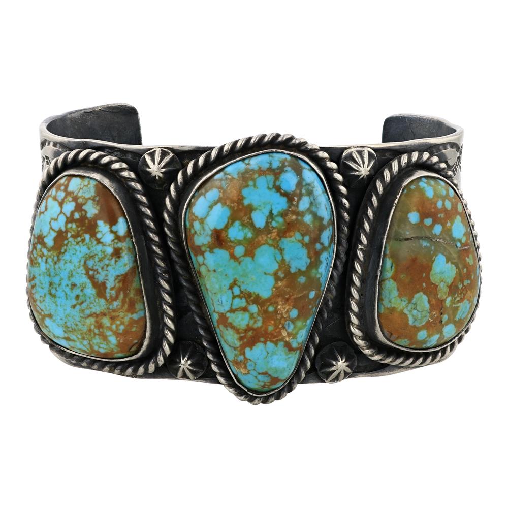 Chimney Butte Menassa Turquoise Cuff Bracelet (1 of 3)