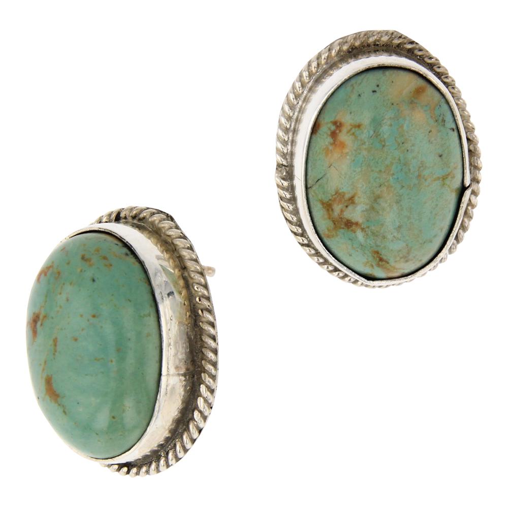 Ernest Wood Menassa Turquoise Earrings (1 of 2)