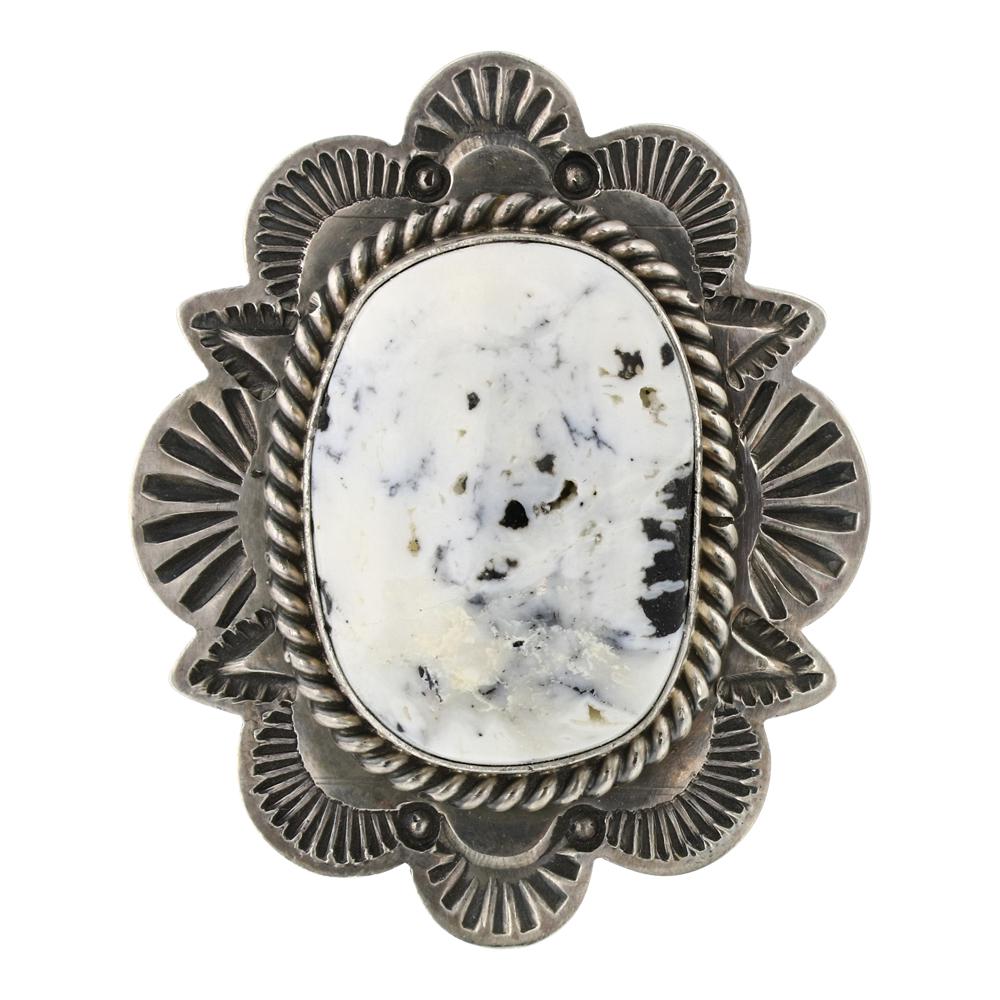 Mary Ann Spencer White Buffalo Adjustable Ring (1 of 3)