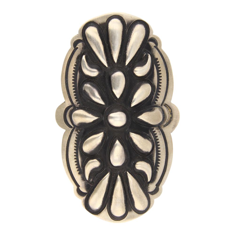 Navajo Plain Silver Adjustable Bump Out Ring (1 of 3)