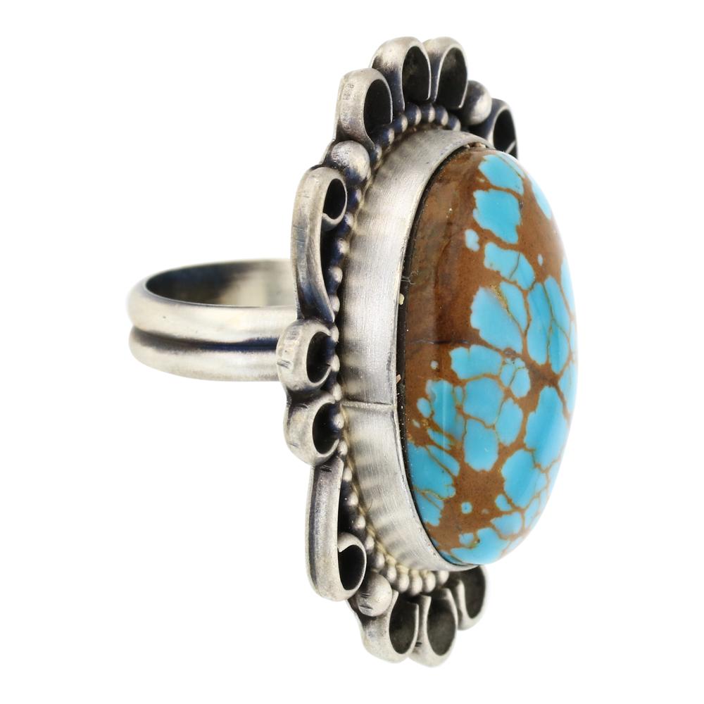 Tom Loy Pilot Mountain Turquoise Ring (1 of 2)