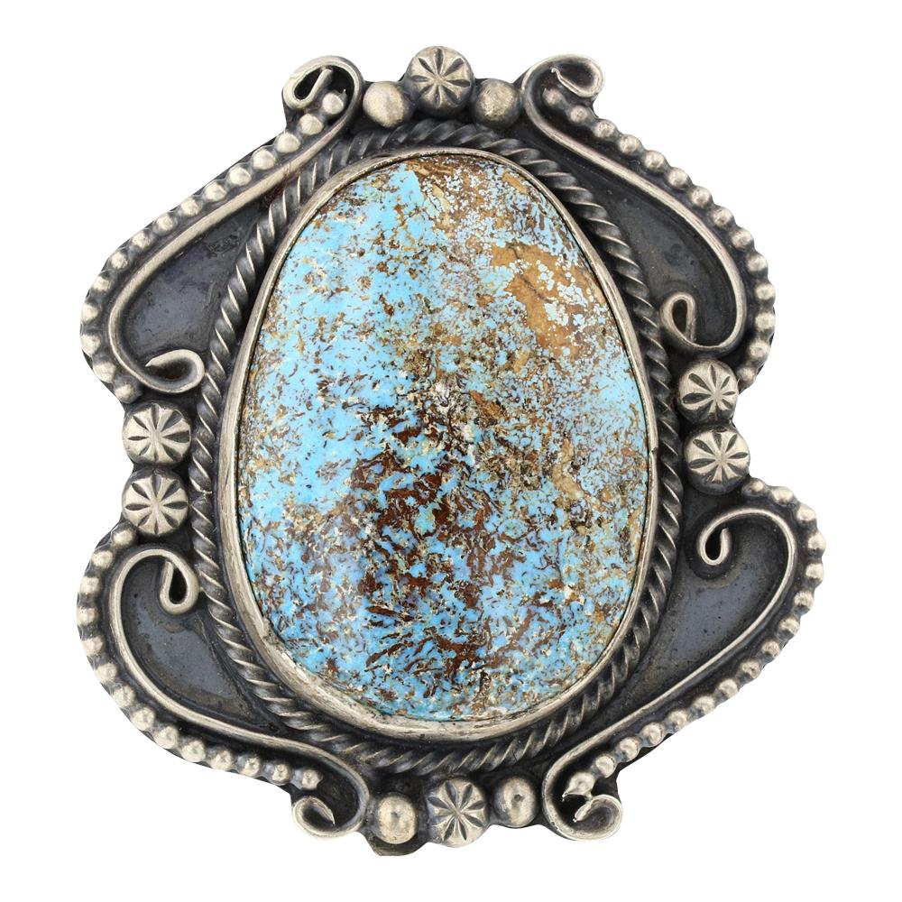 Sheila Becenti Nevada Turquoise Ring (1 of 2)