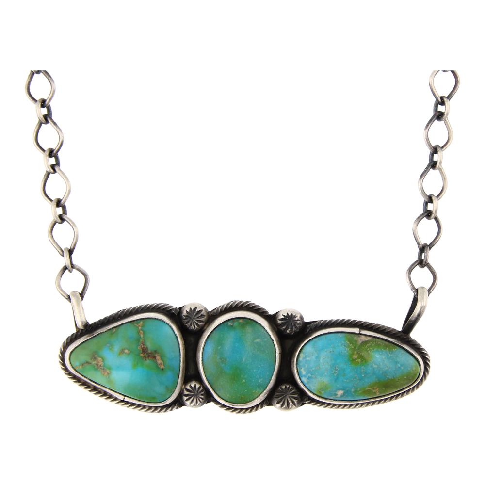 Sheila Becenti Sonoran Mountain Turquoise Necklace (1 of 3)