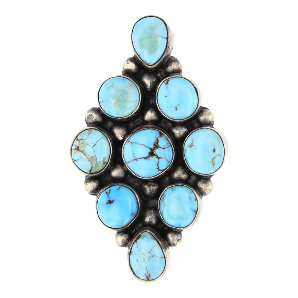 Darrin Livingston Turquoise Diamond Shaped Ring (1 of 3)