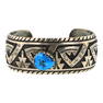 Rick Singer Kingman Turquoise Cuff Bracelet