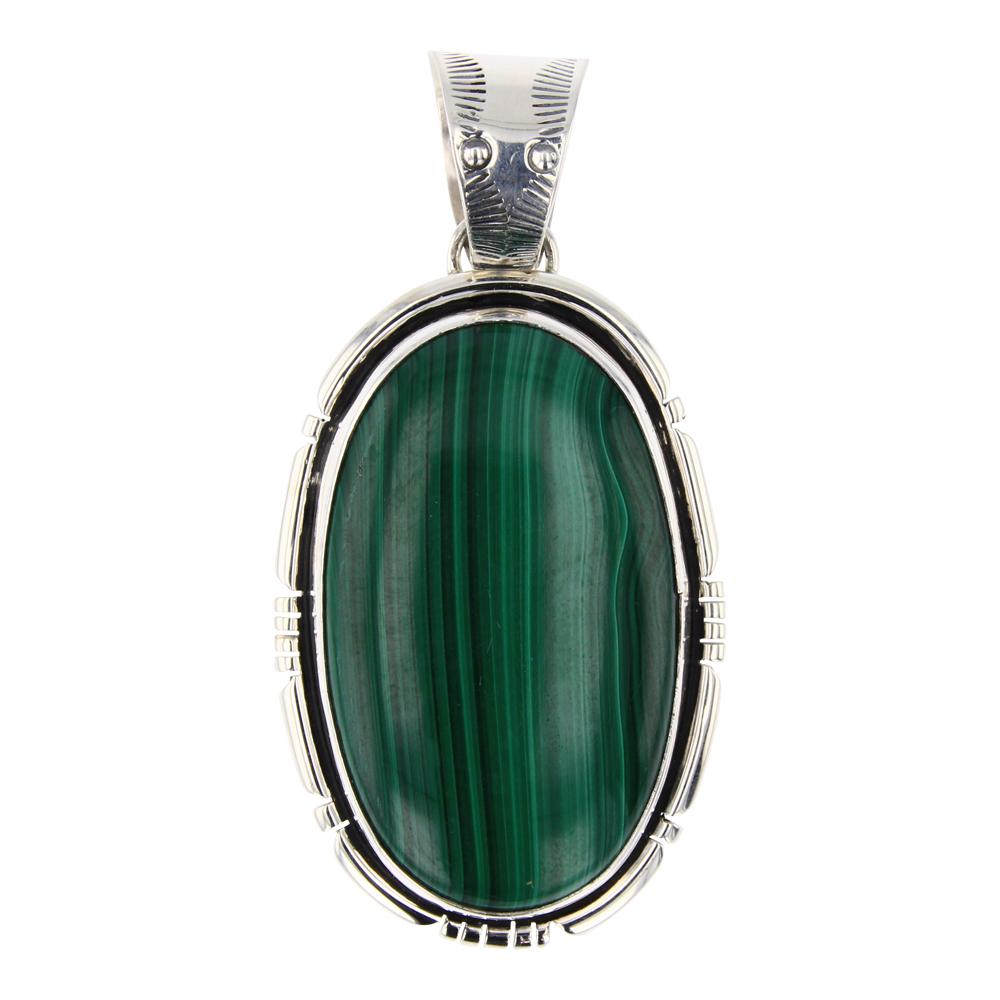 Paul Livingston Malachite Pendant (1 of 2)