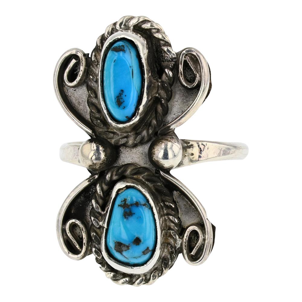 Vintage Kingman Nugget Turquoise Ring (1 of 3)