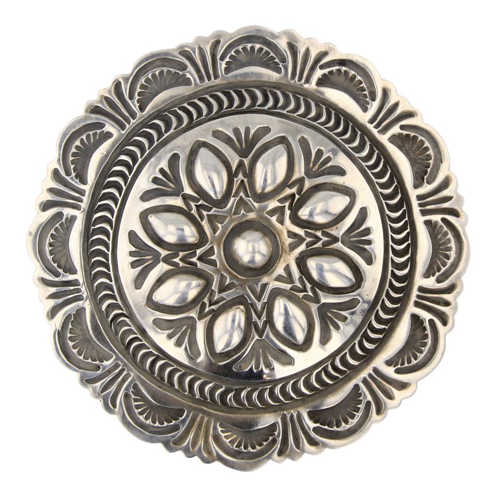 Arnold Blackgoat Navajo Stamp Work Pin (1 of 2)