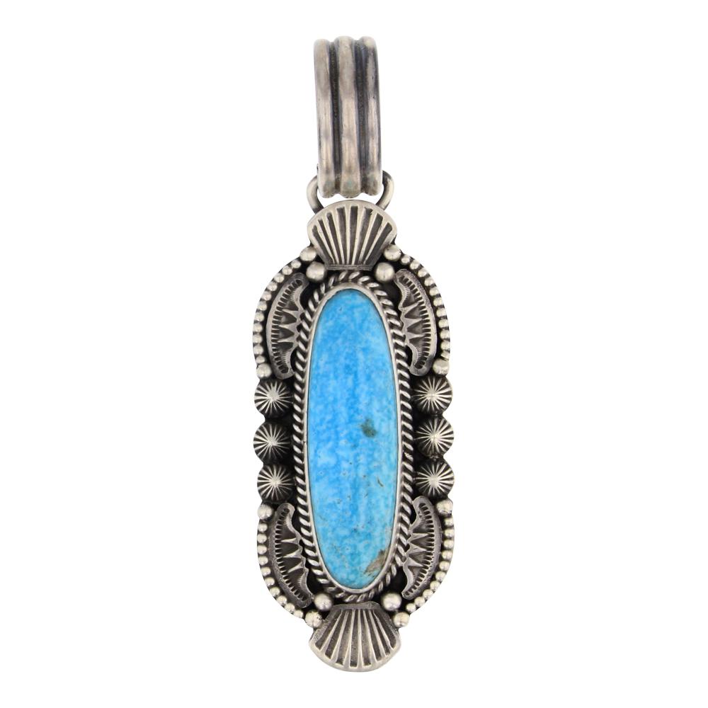 Michael Calladito Kingman Turquoise Pendant (1 of 2)