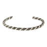 Navajo Plain Silver Twist Wire Braided Bracelet