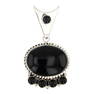 Navajo Black Onyx Contemporary Pendant