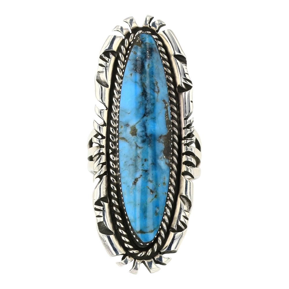 RB Nacozari Turquoise Long Oval Ring (1 of 3)