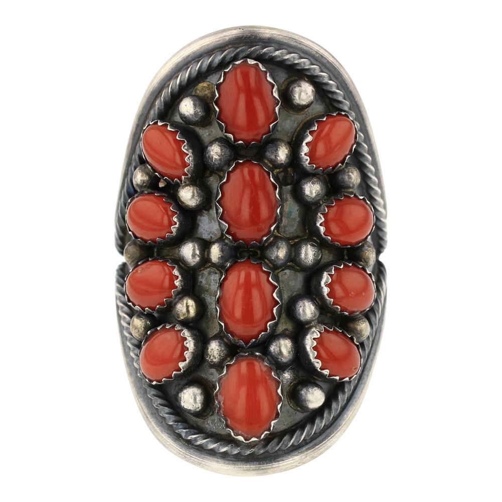 Paul Livingston Coral Saddle Ring (1 of 3)